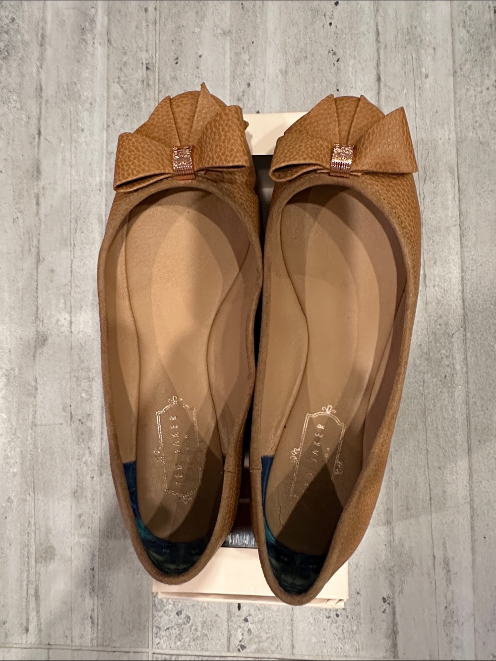 Ted Baker Women’s Brown Bow Ballet Flats